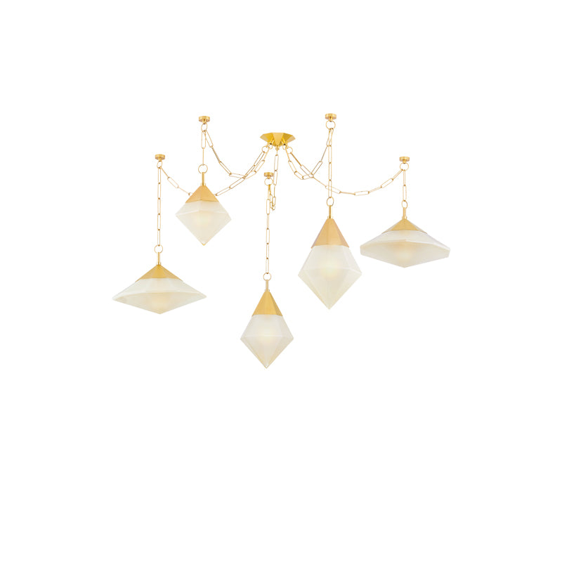Angelique Pendant Brass Large