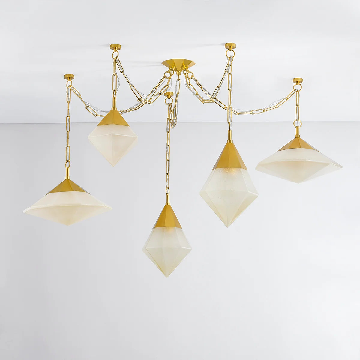 Angelique Pendant Brass Large