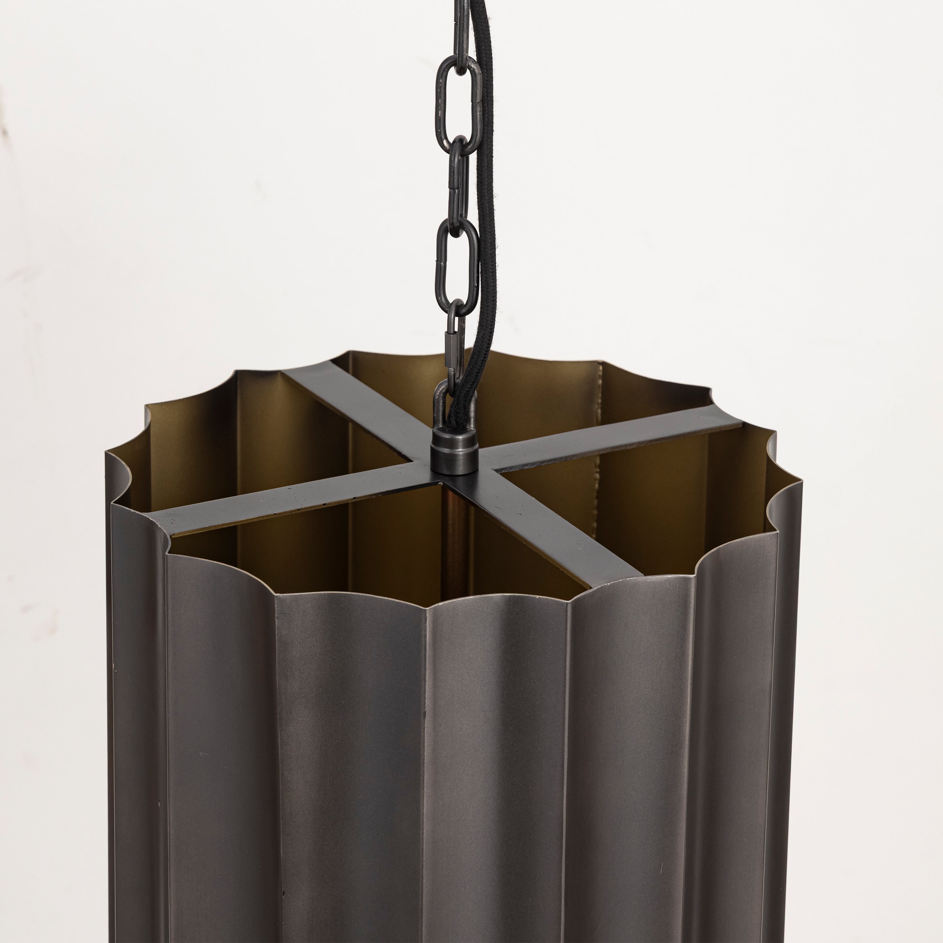 Allegra Small Pendant Gunmetal