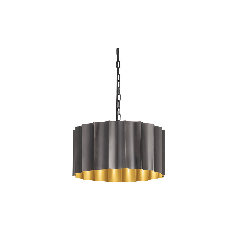 Allegra Large Pendant Gunmetal