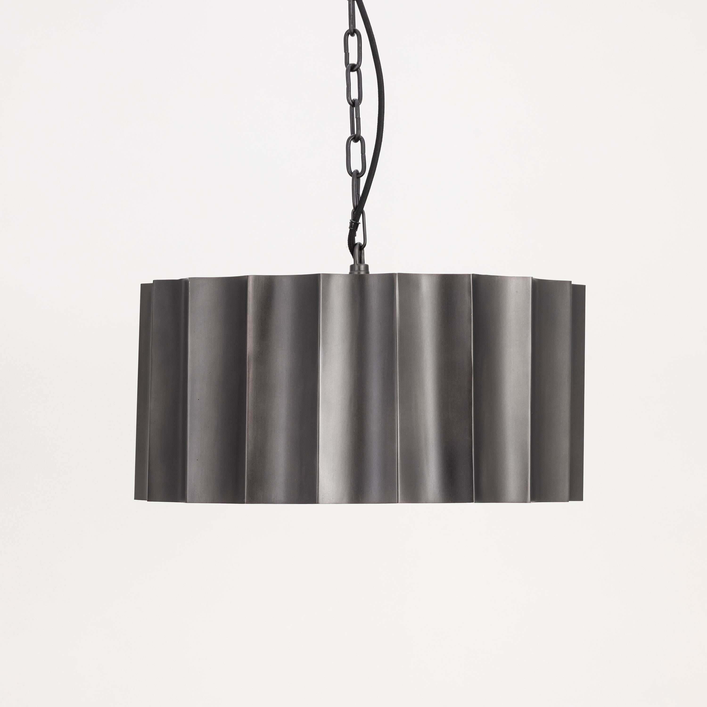 Allegra Large Pendant Gunmetal