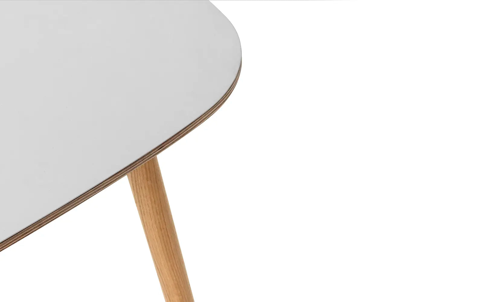 Form Table Large Grey/Oak