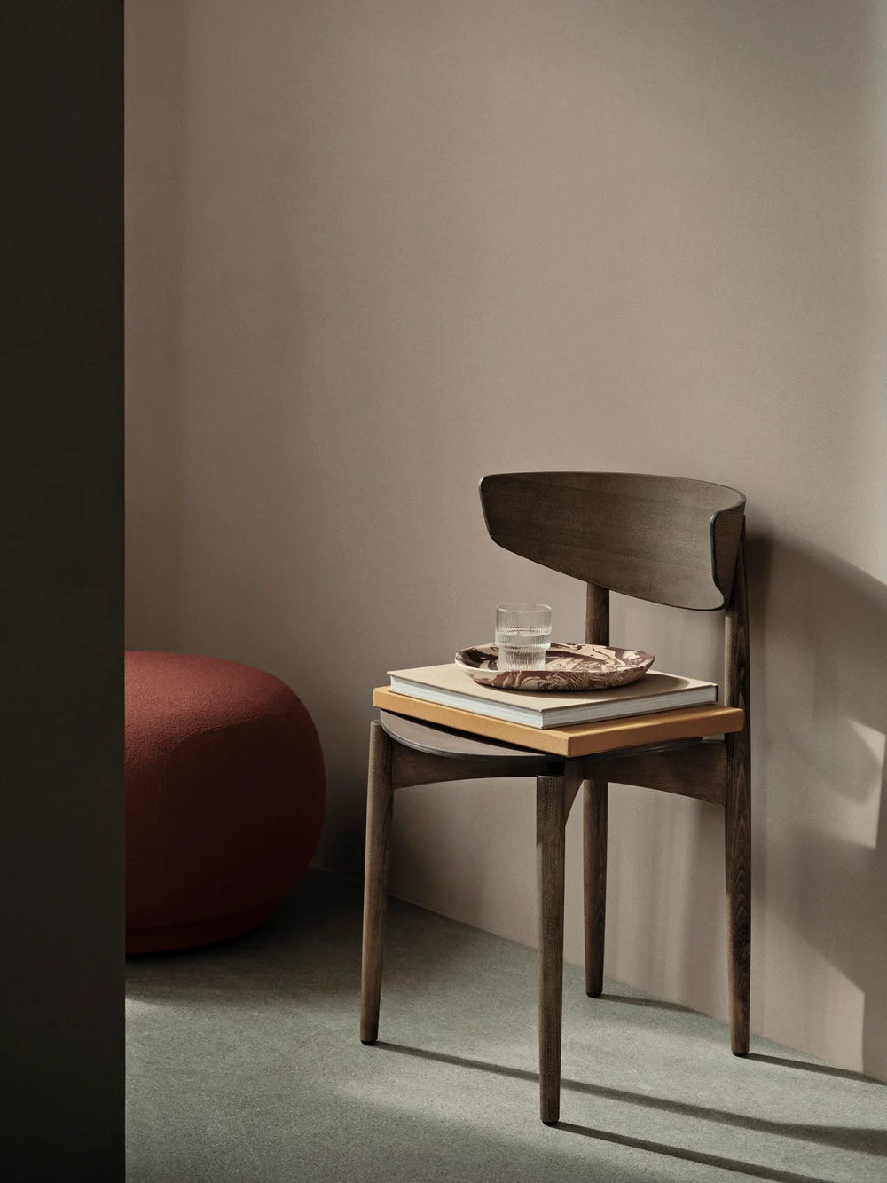 Herman Dining Chair Wood Dark Beech
