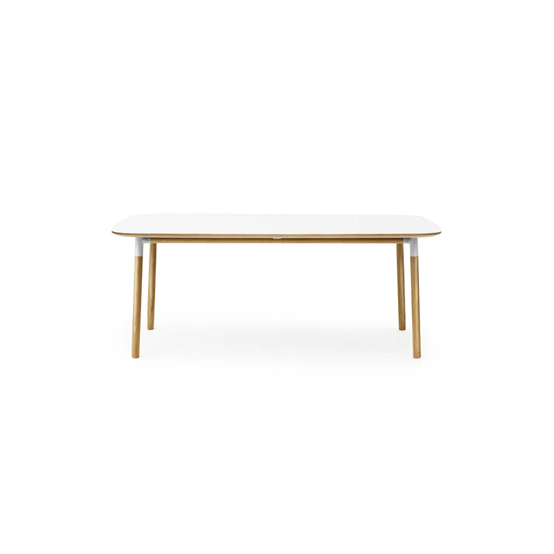 Form Table Large White/Oak