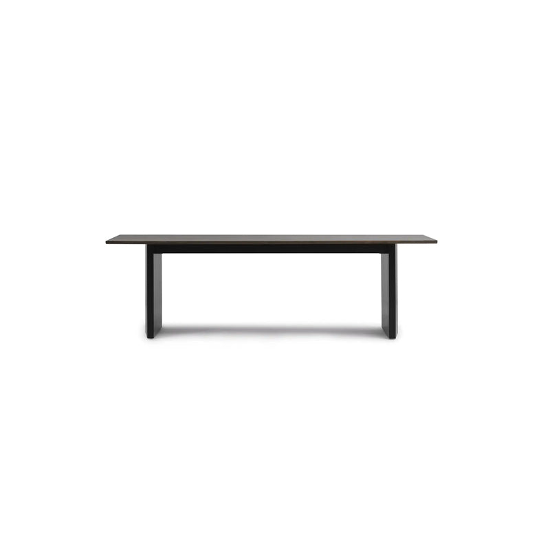 Panel Table Medium Black/Dark Brown