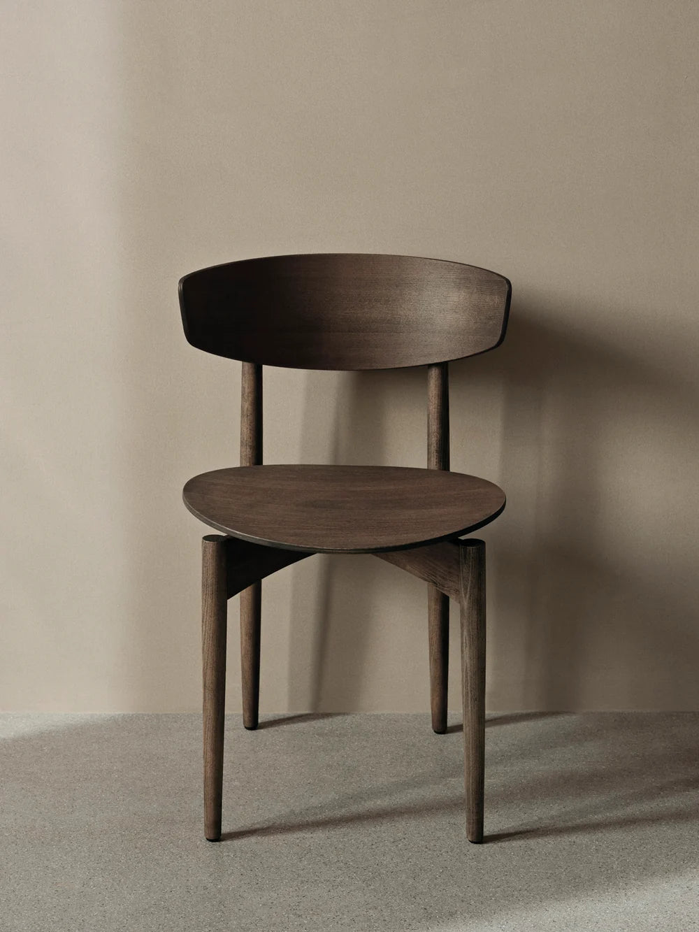 Herman Dining Chair Wood Dark Beech