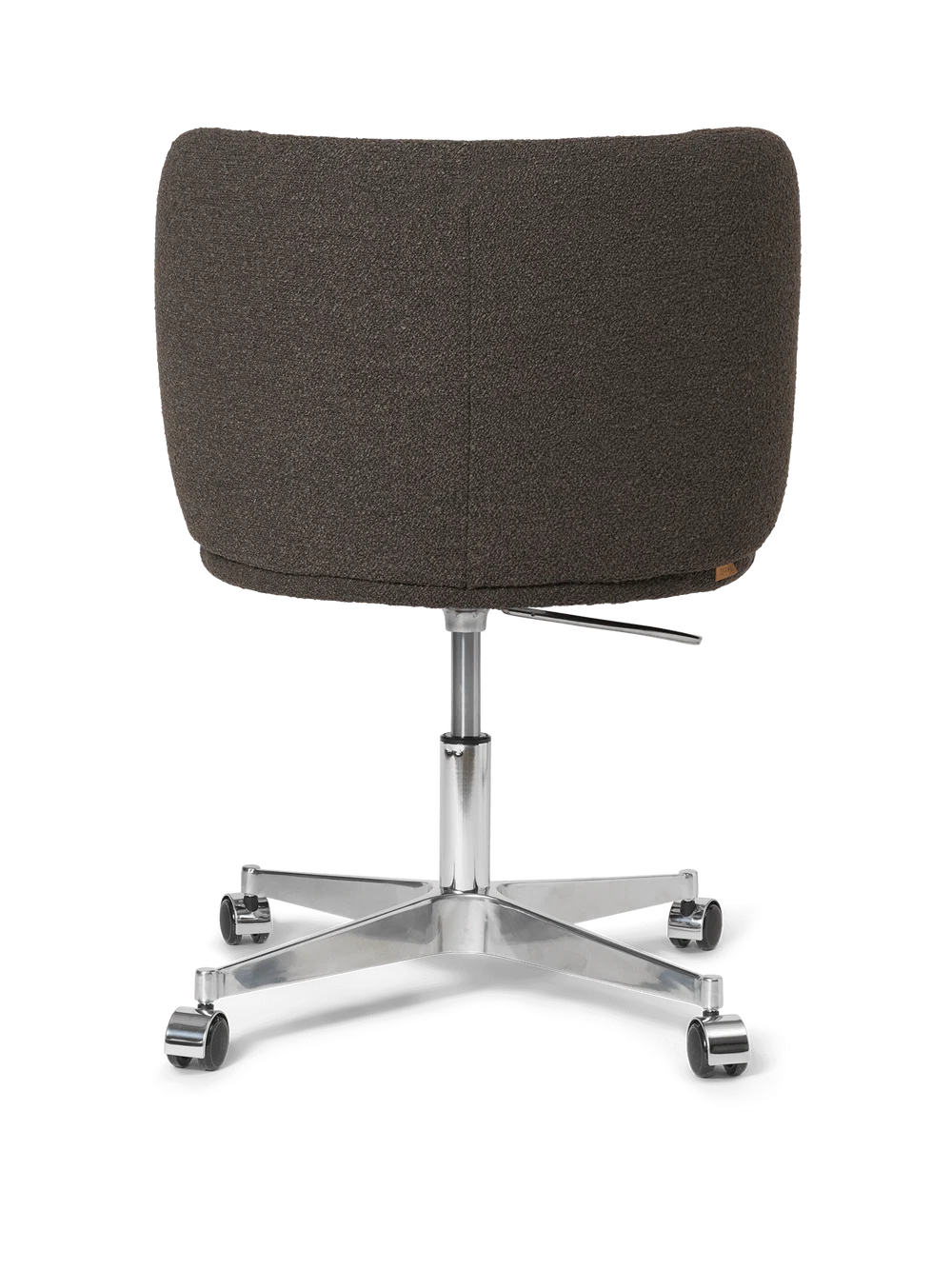 Rico Dining Chair Castors Dark Brown