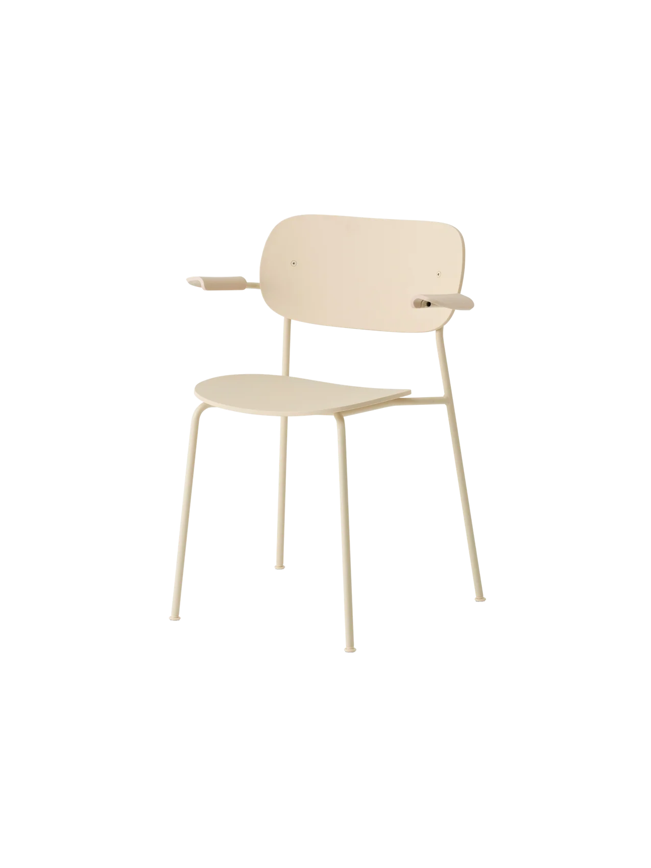 Co Dining Chair Armrest Ivory