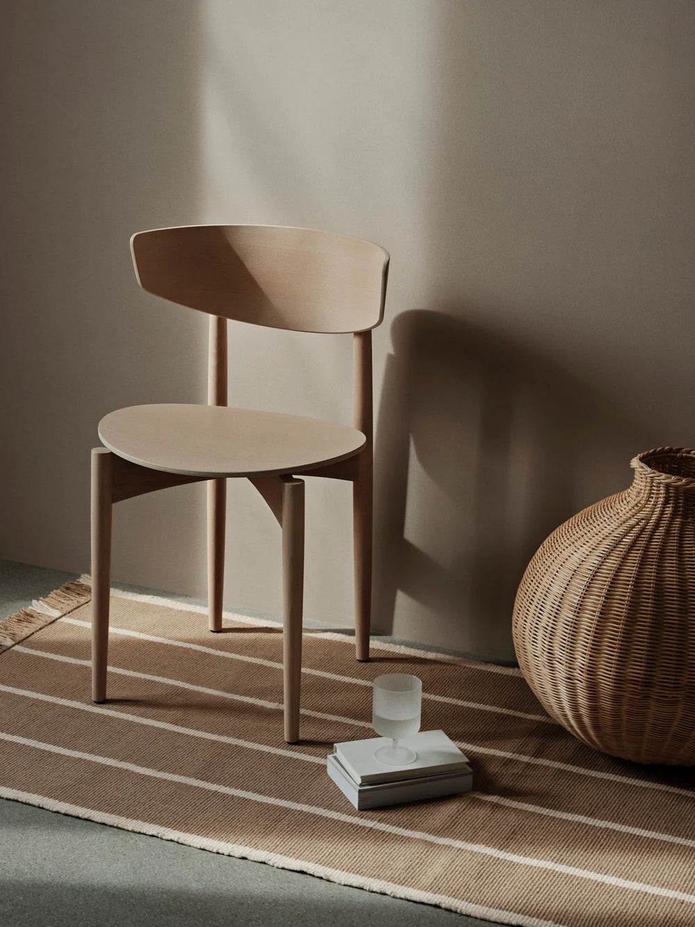 Herman Dining Chair Wood White Beech