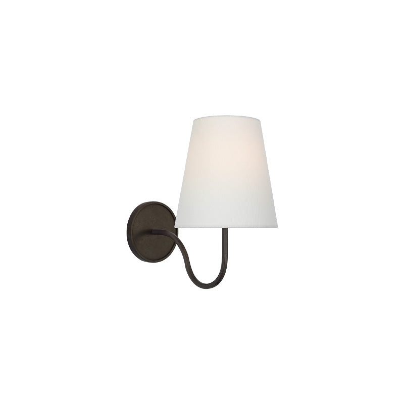 Lyndsie Small Sconce Iron Linen
