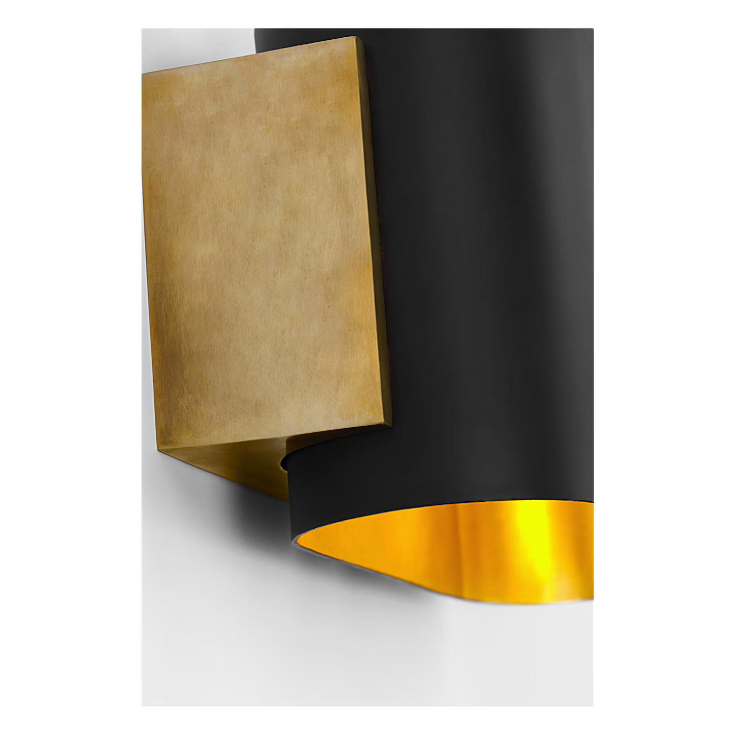 Nella Small Sconce Brass/Black