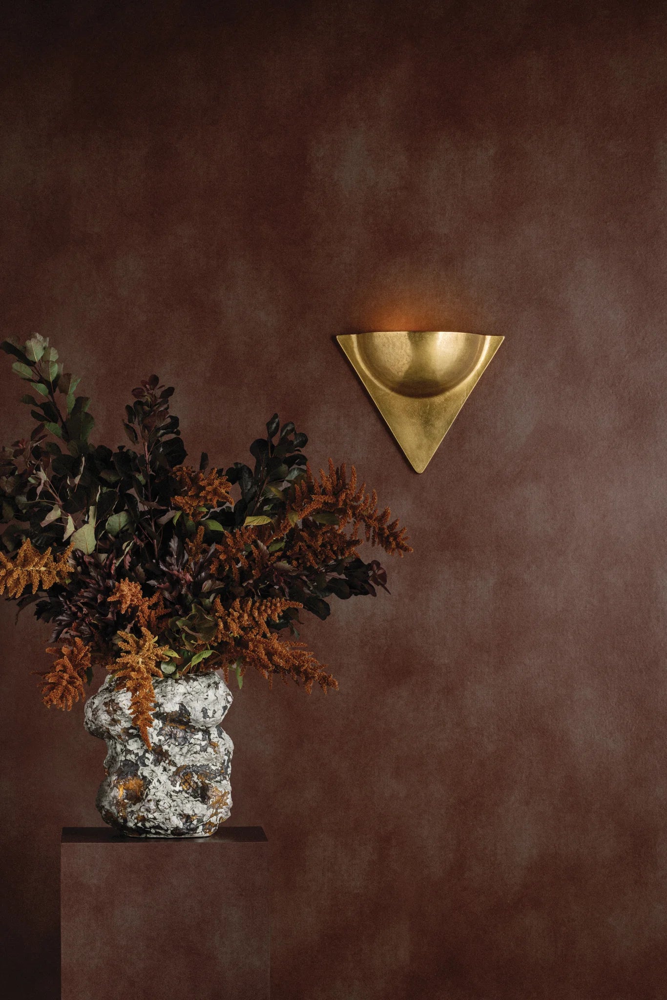 Atria Wall Sconce Brass