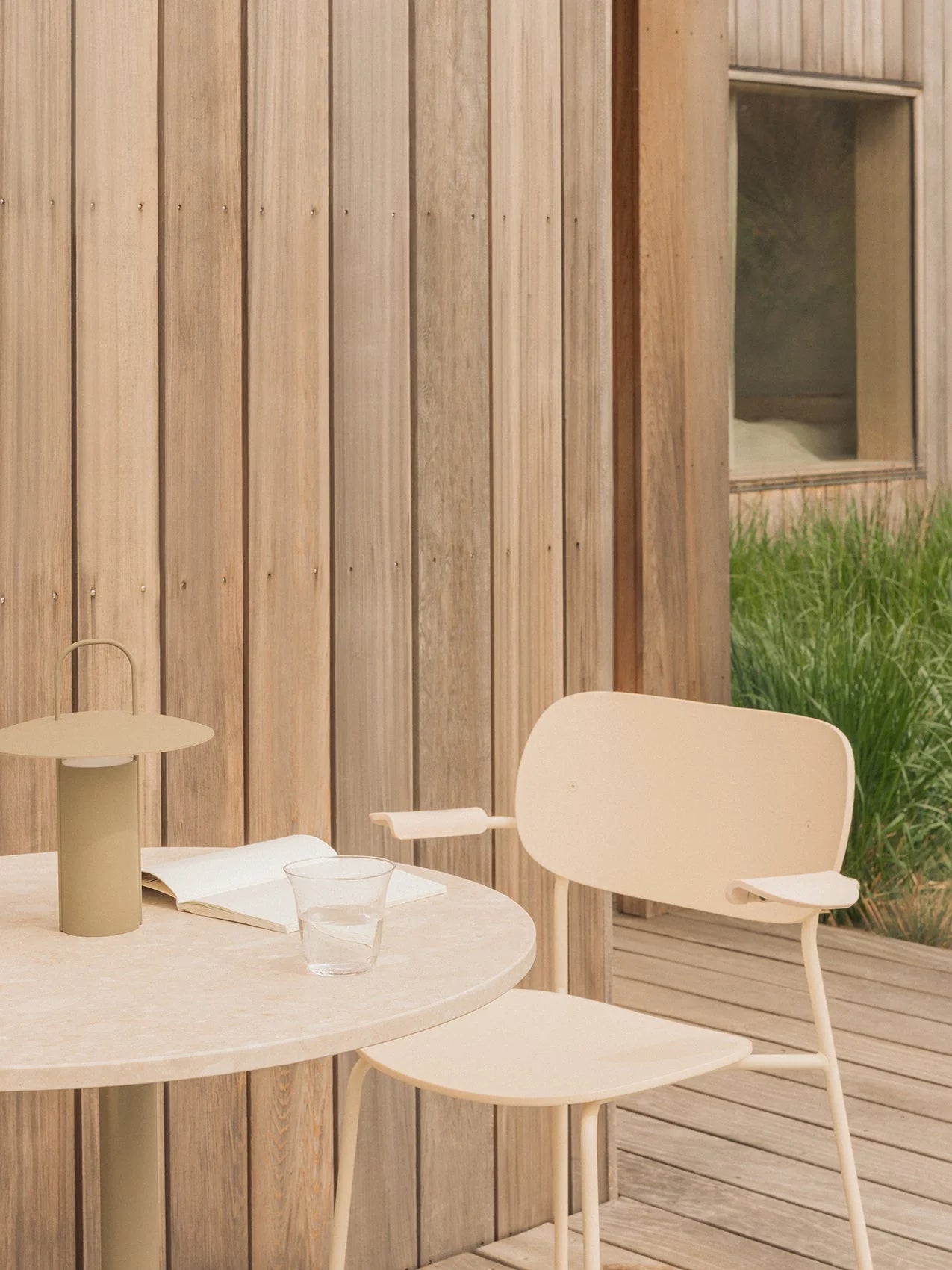 Co Dining Chair Armrest Ivory