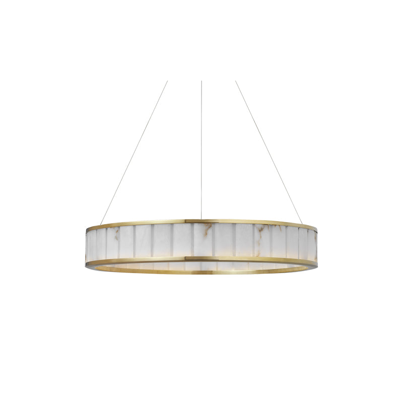 Iterna Chandelier Brass/Alabaster