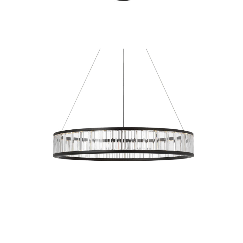 Iterna Chandelier Iron/Crystal