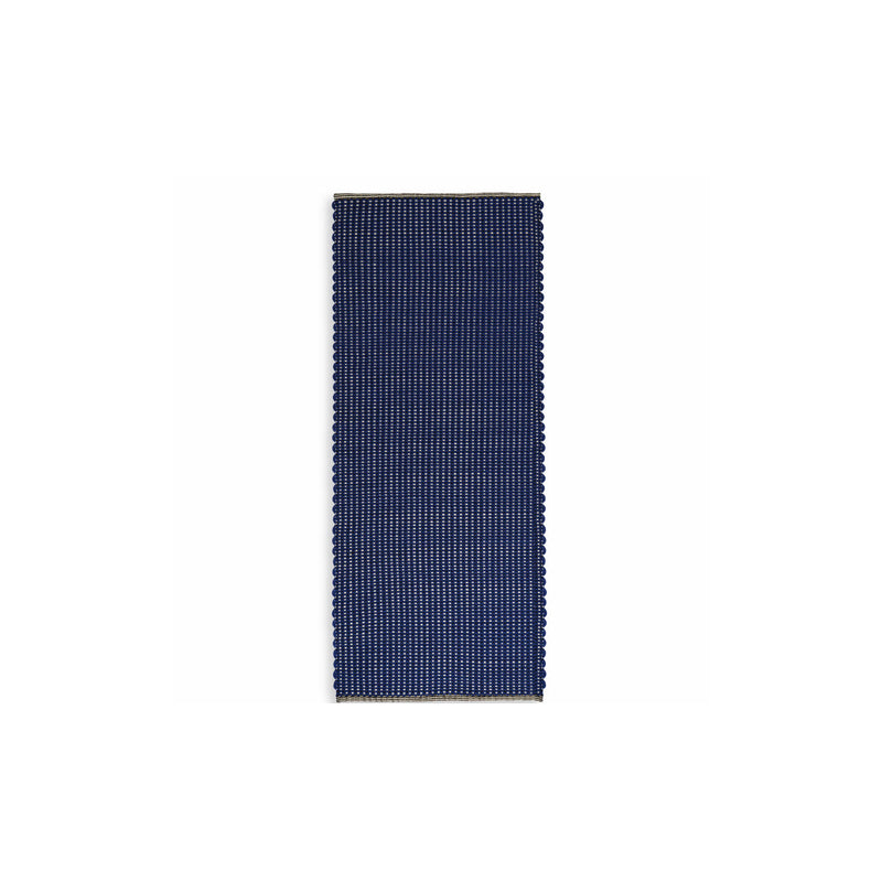 Cord Runner Rug Blue