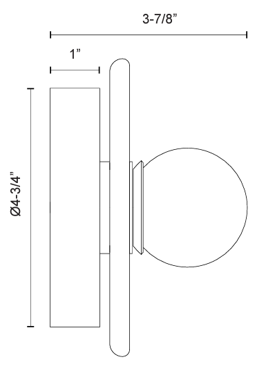 Dahlia Wall Sconce Brass + Alabaster
