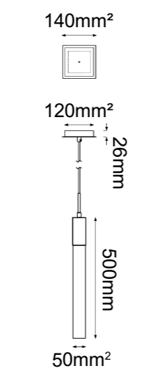 Soho Pendant 1 Luz Oro
