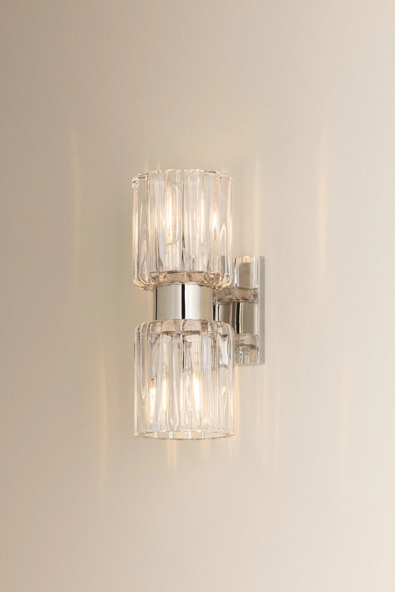 Danae 2 Light Sconce Nickel