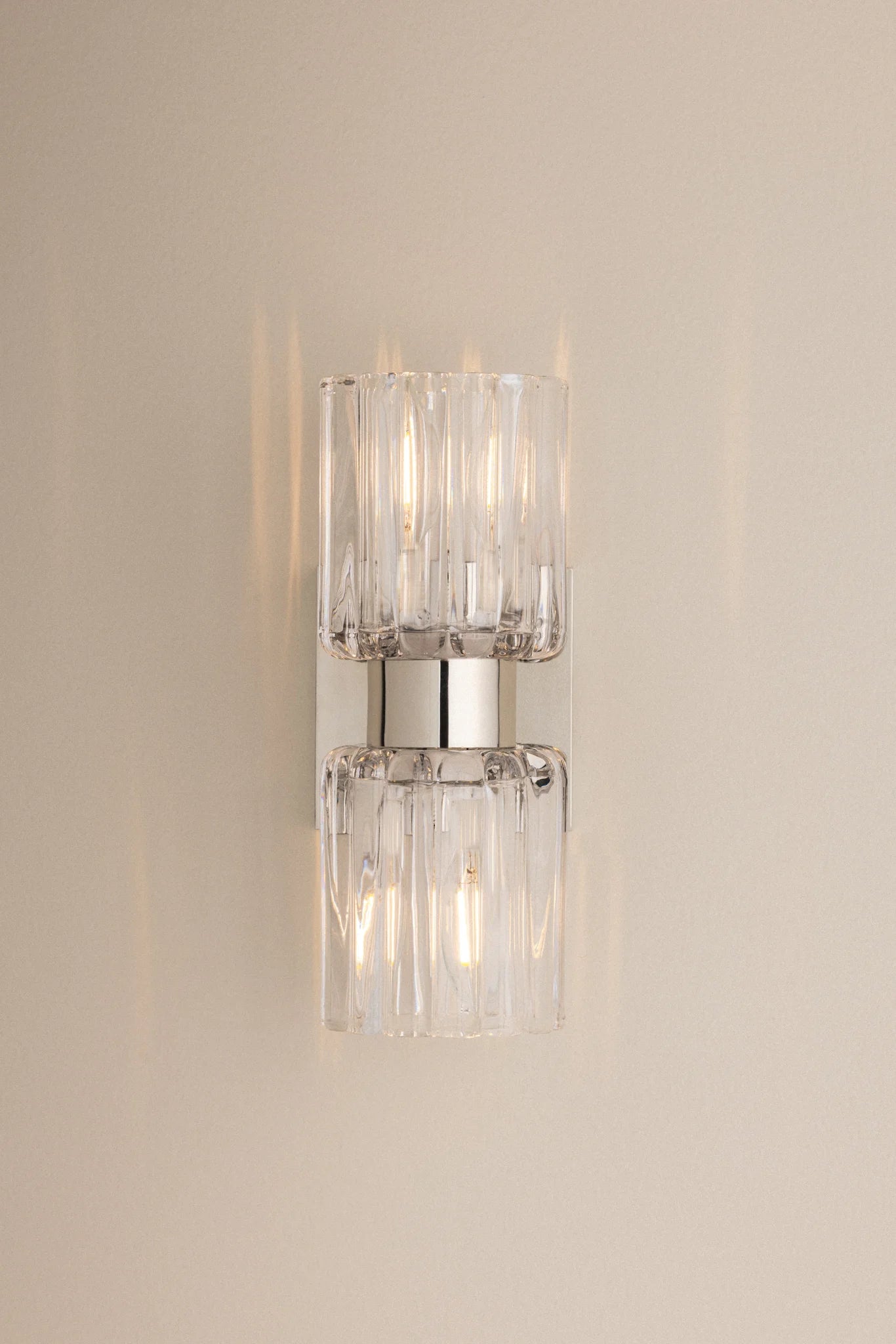 Danae 2 Light Sconce Nickel