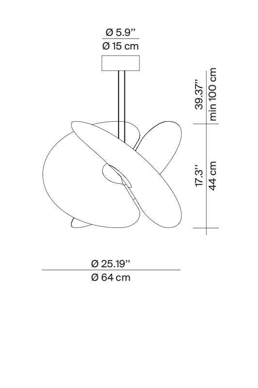 Levante Suspension Small 64