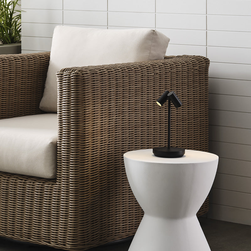 Doppia Table Lamp Negra