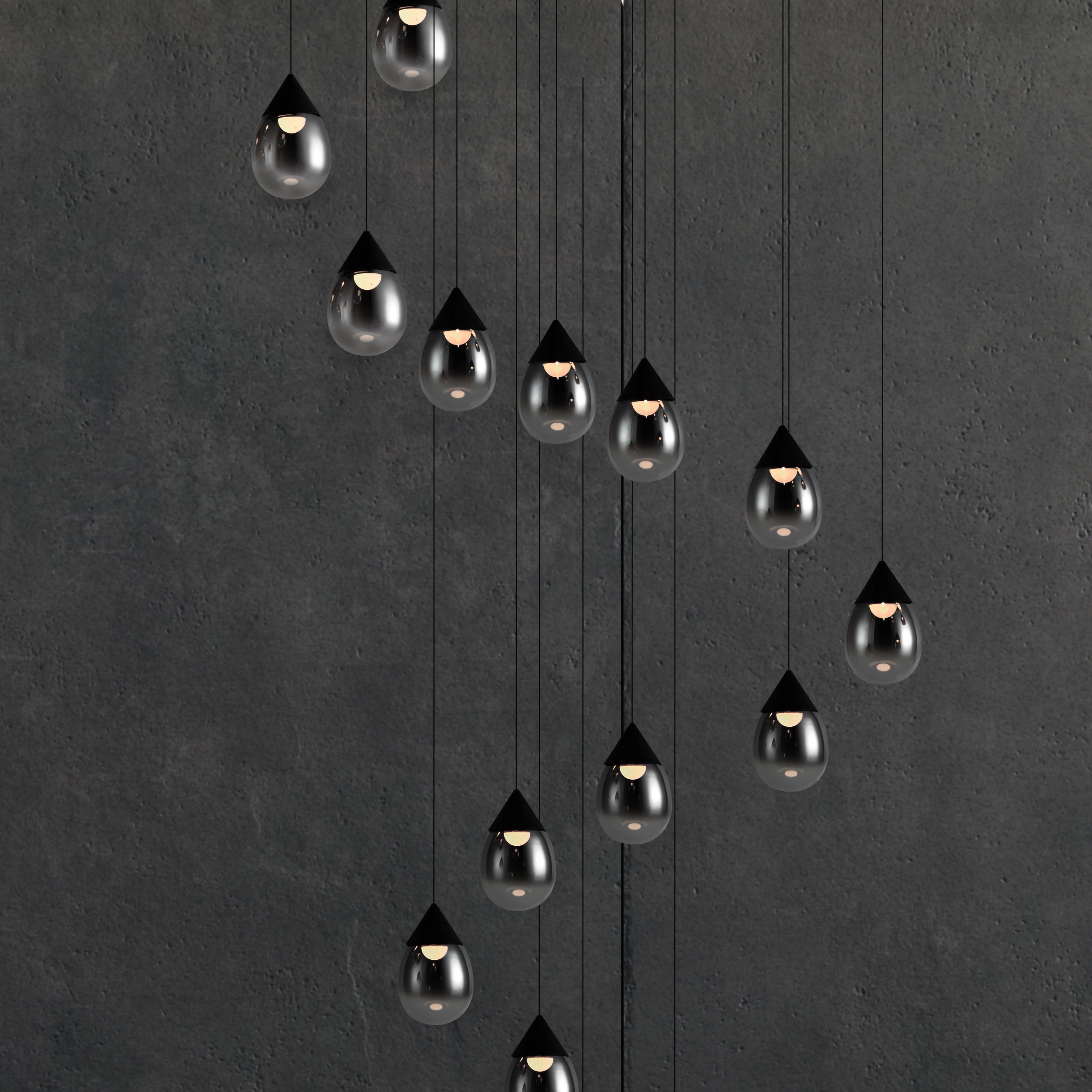 Dewdrop 15 Luces Negra