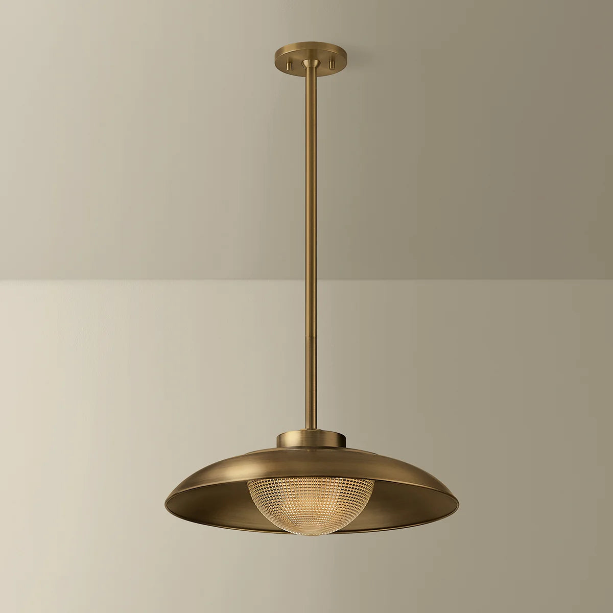 Braxton Pendant Brass