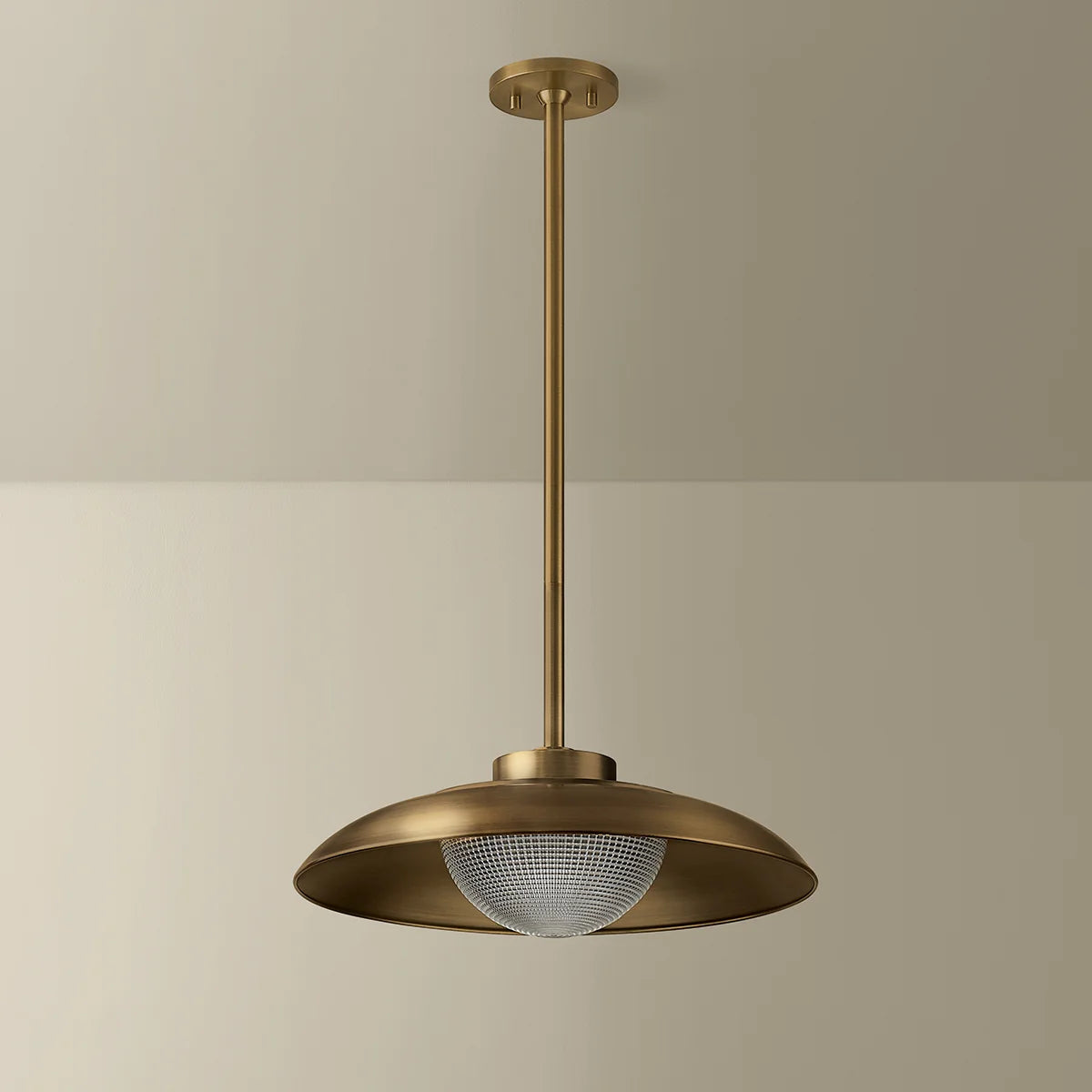 Braxton Pendant Brass