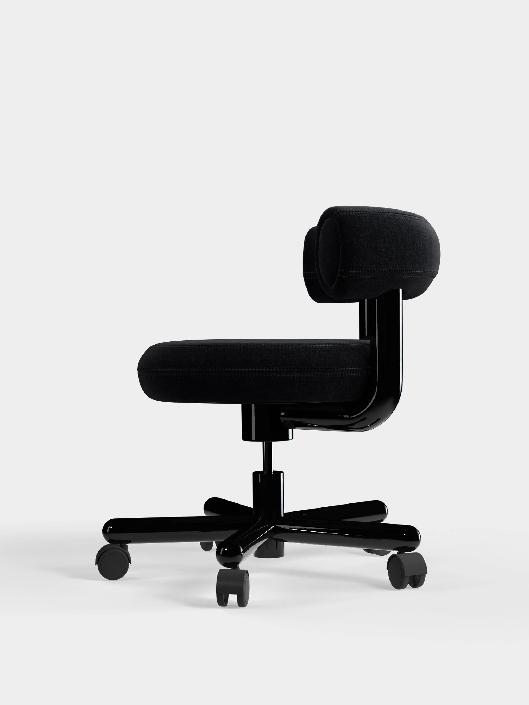 Fat Work Chair Black