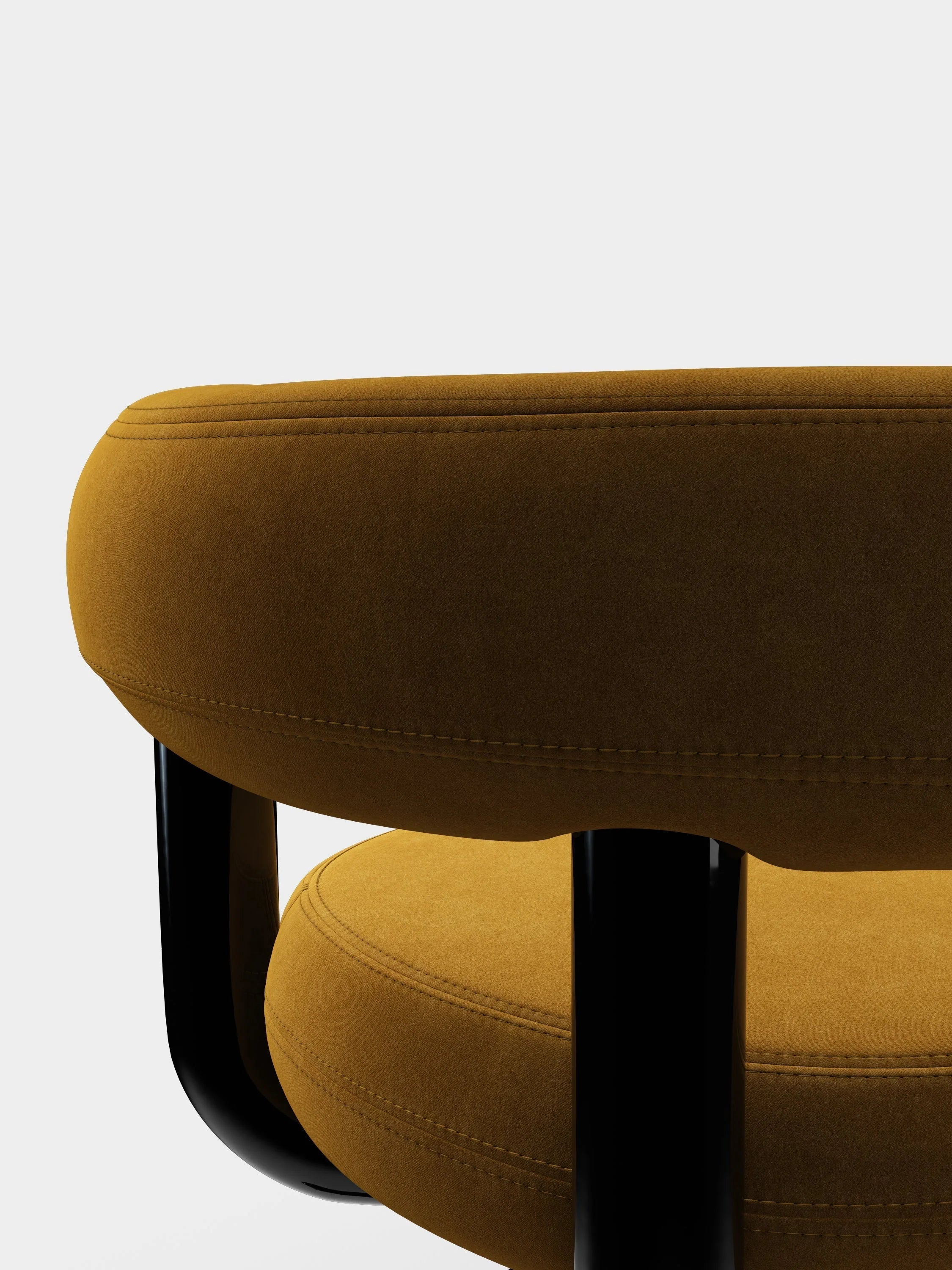 Fat Work Chair Gold