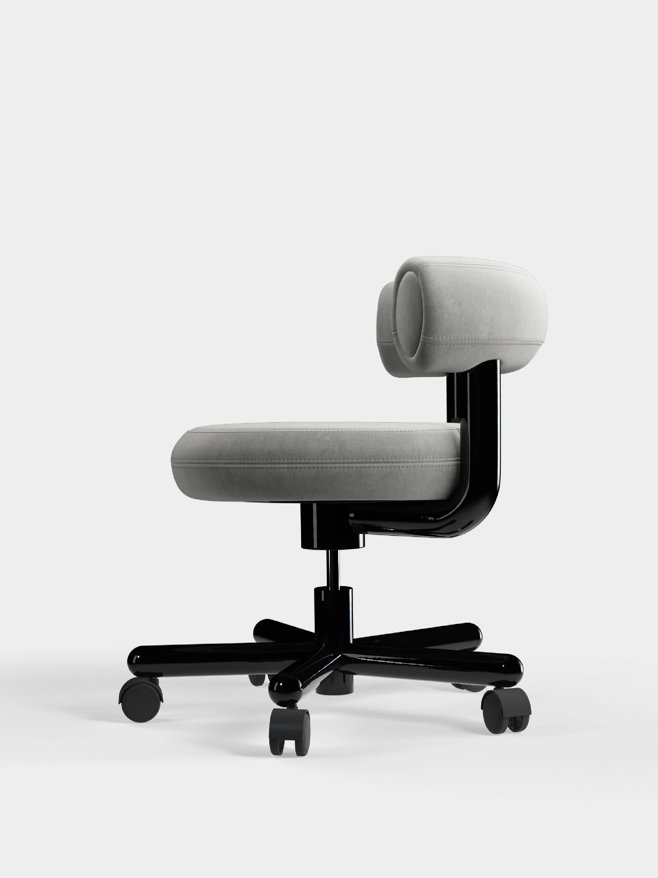 Fat Work Chair Silver