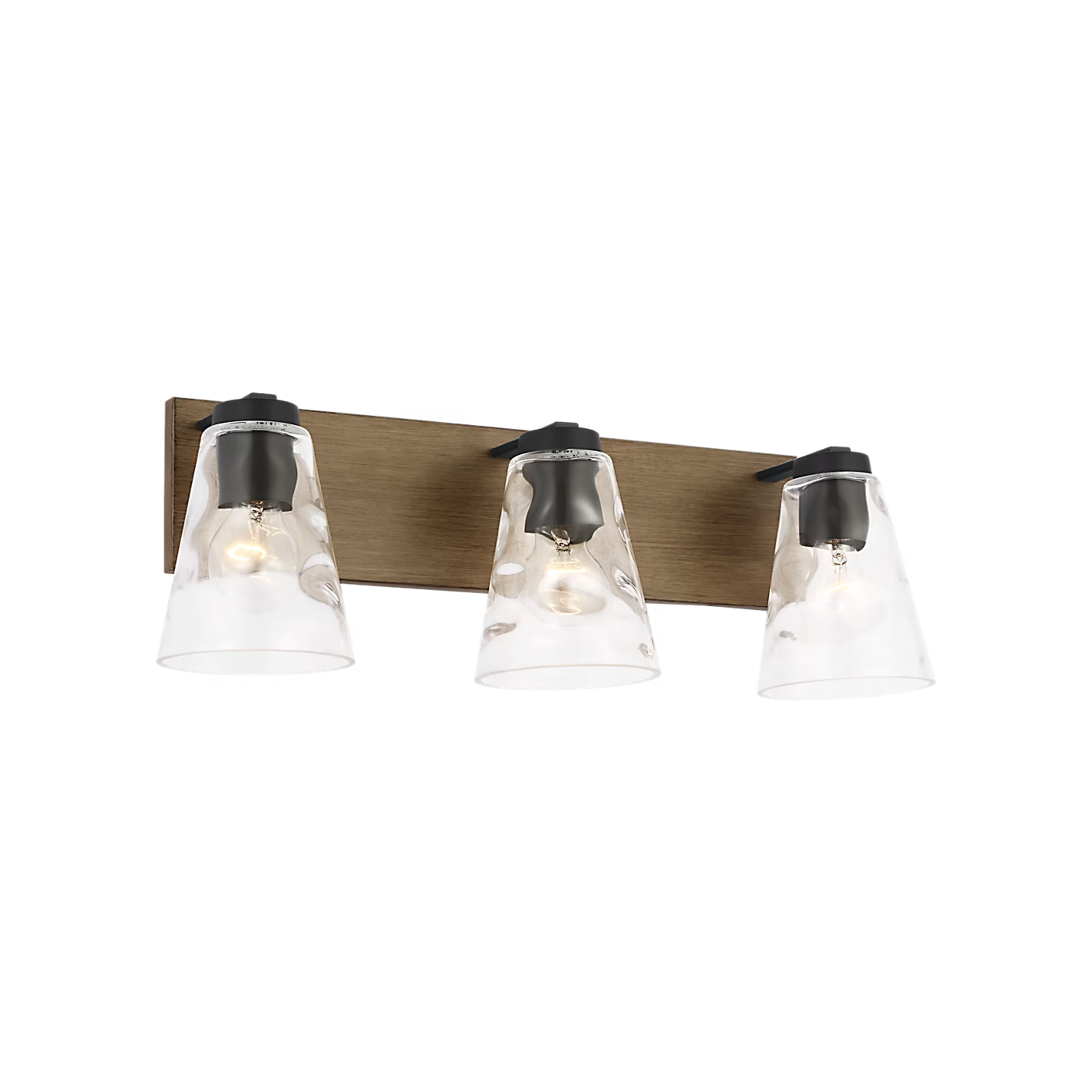 Dunton Three Light Bath Black