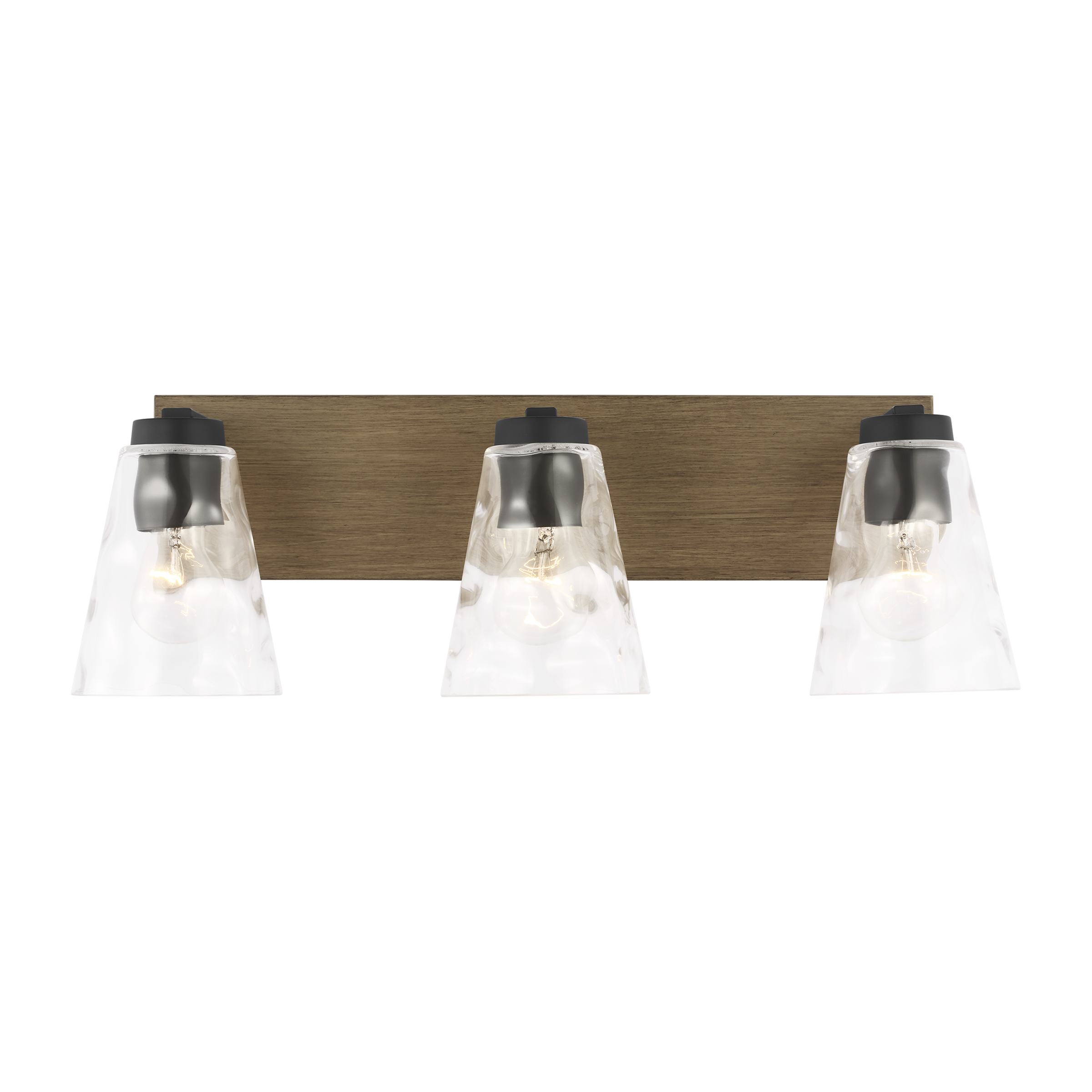 Dunton Three Light Bath Black