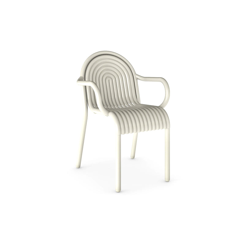 Groove Outdoor Arm Chair Putty