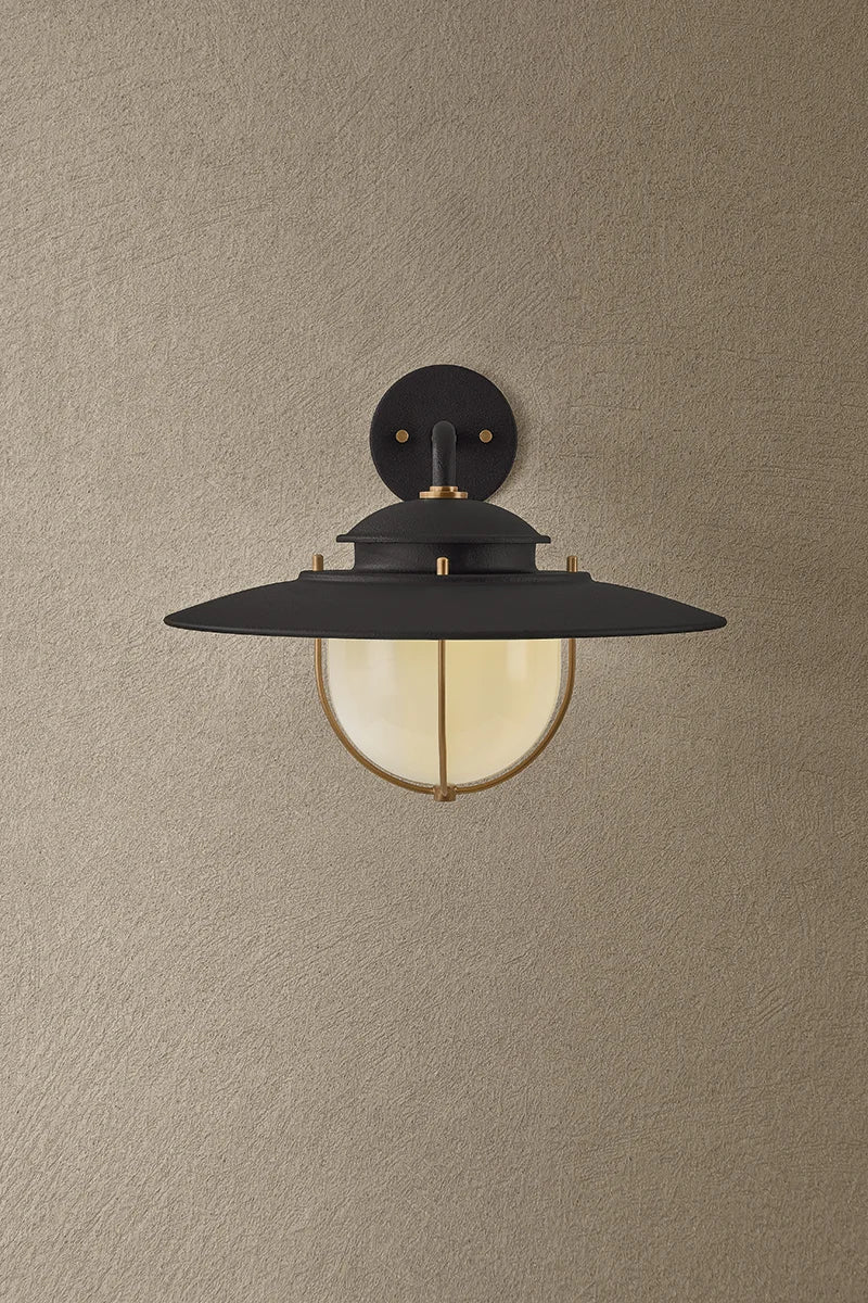 Greentree Wall Sconce Black Large