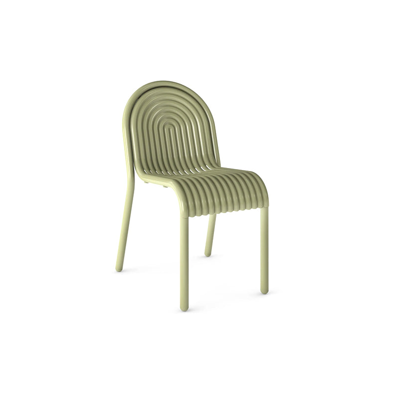 Groove Outdoor Side Chair Moss