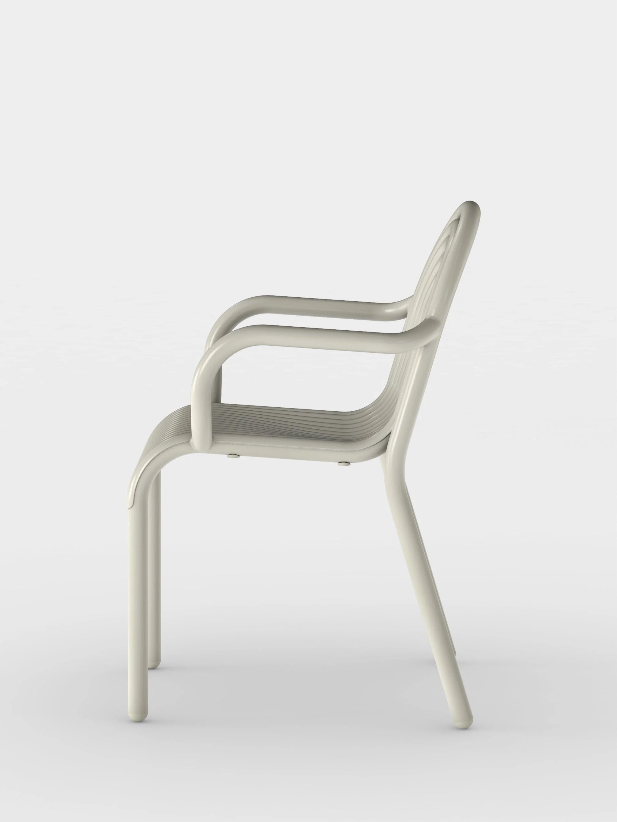 Groove Outdoor Arm Chair Putty