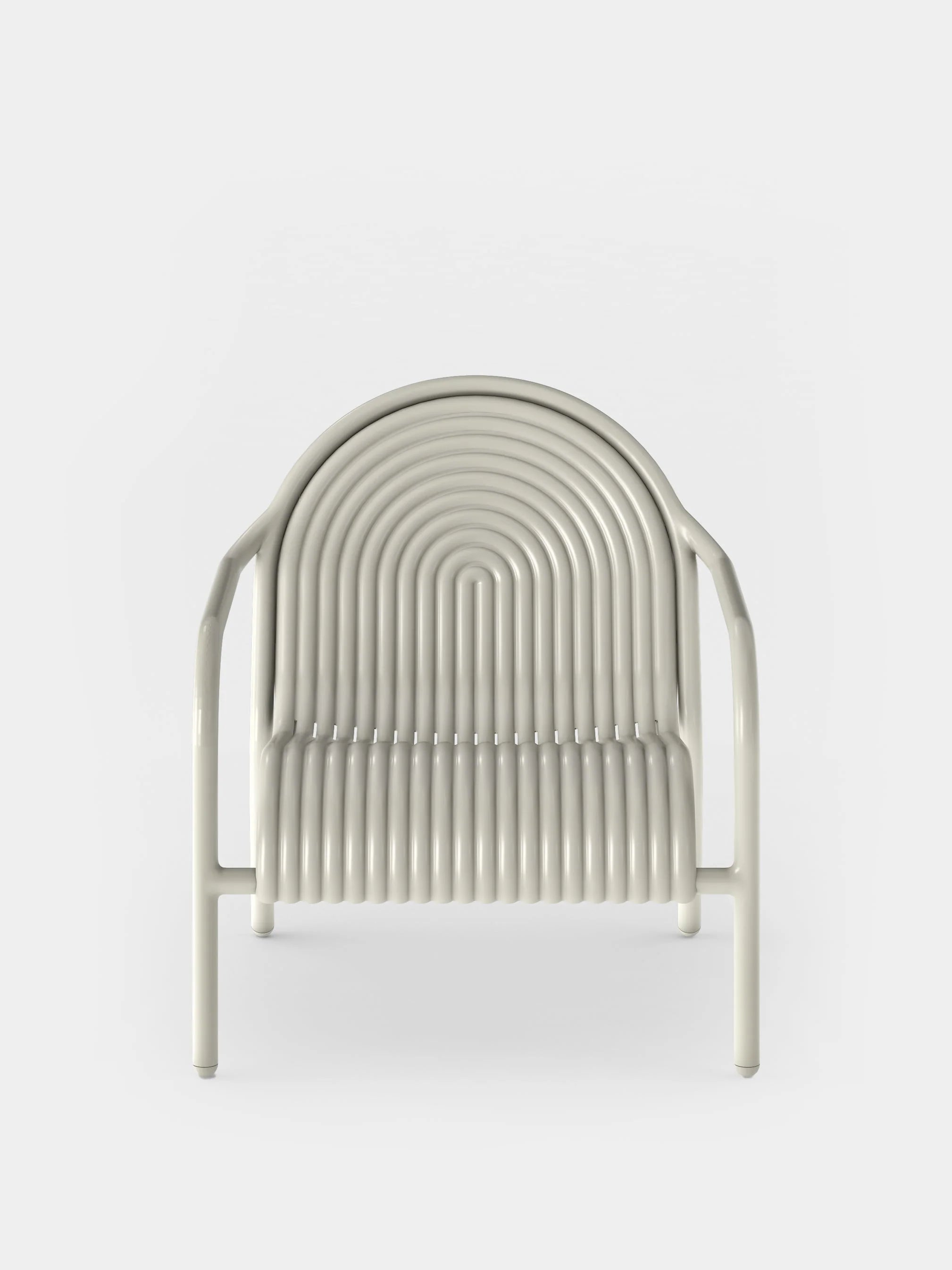 Groove Outdoor Lounge Chair Putty