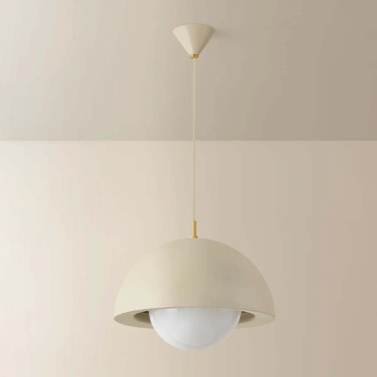 Jolene Pendant White