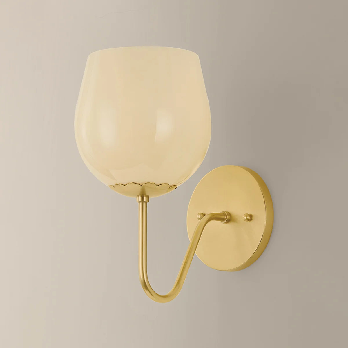 Genevieve Wall Sconce Brass