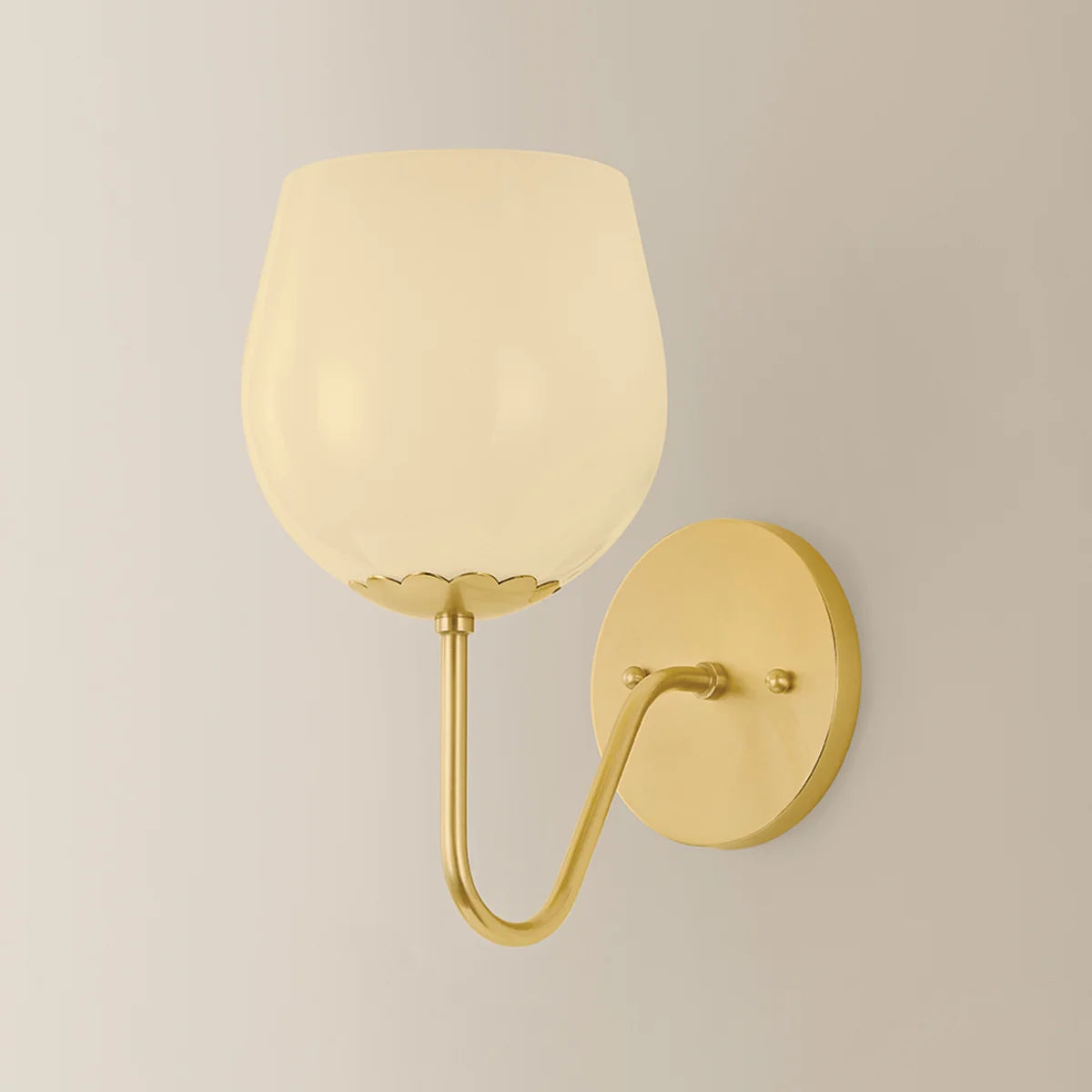 Genevieve Wall Sconce Brass