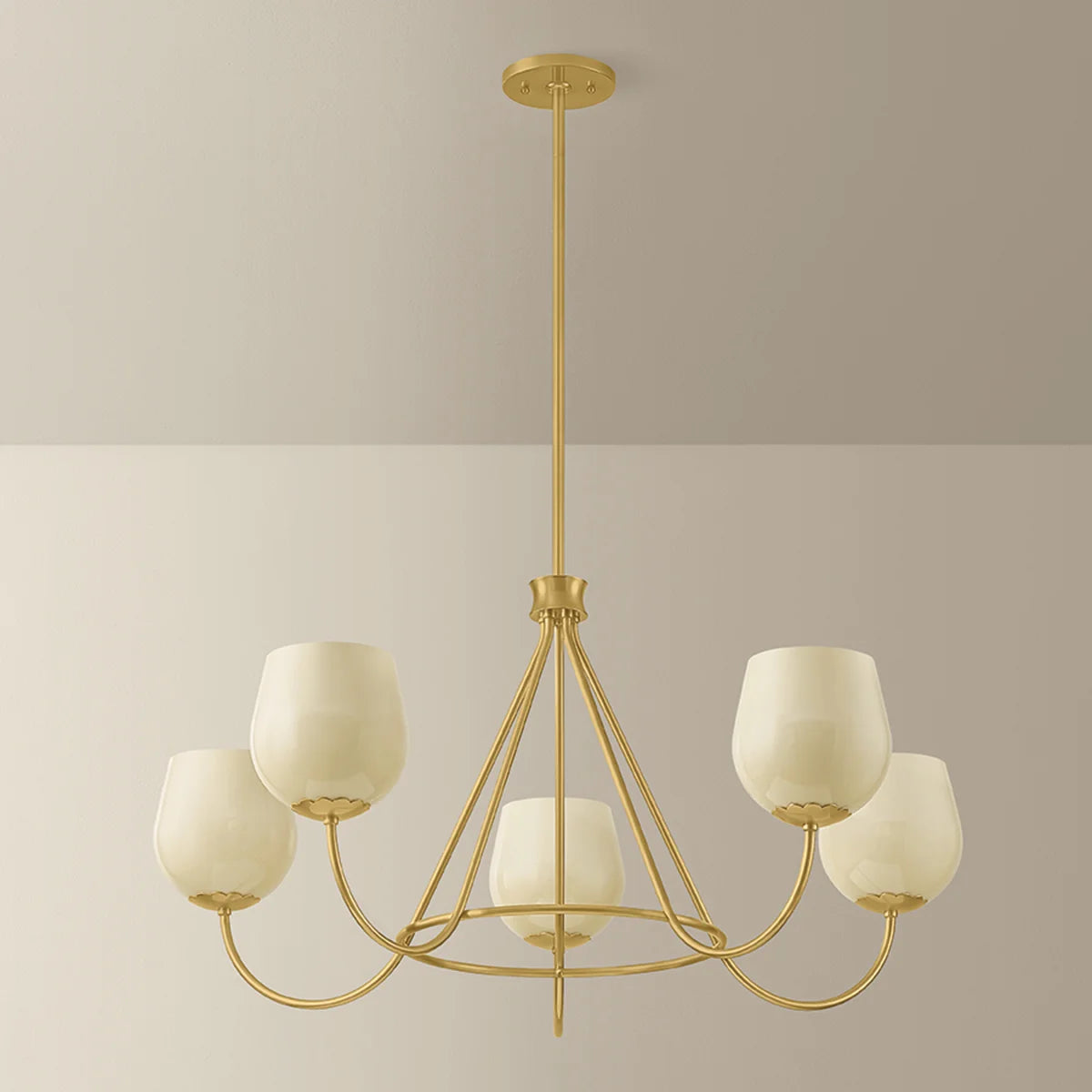 Genevieve Pendant Brass
