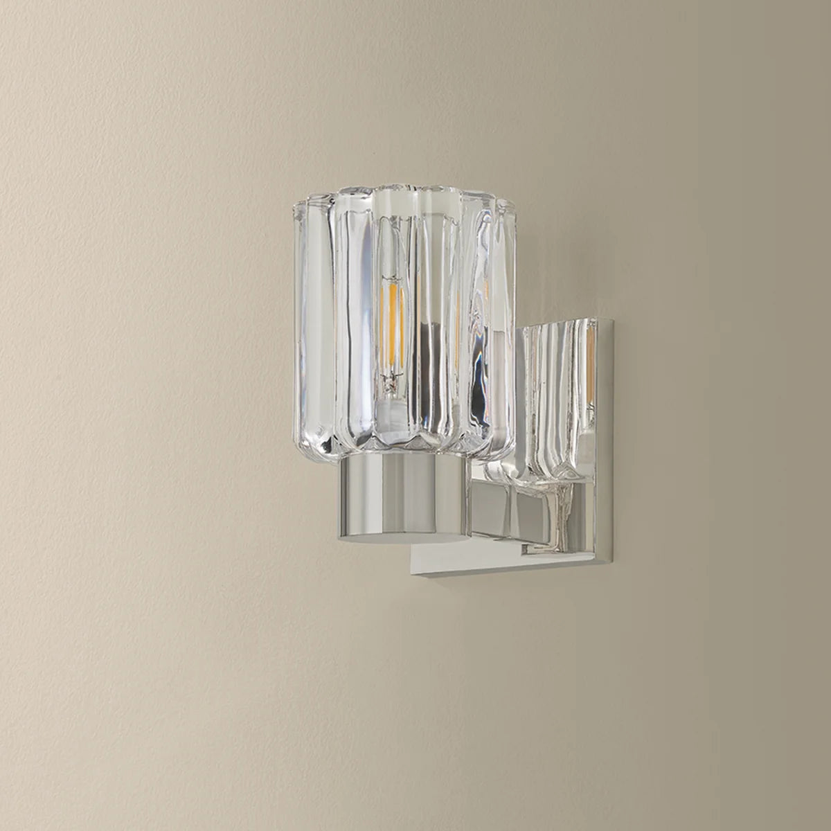 Danae 1 Light Sconce Nickel