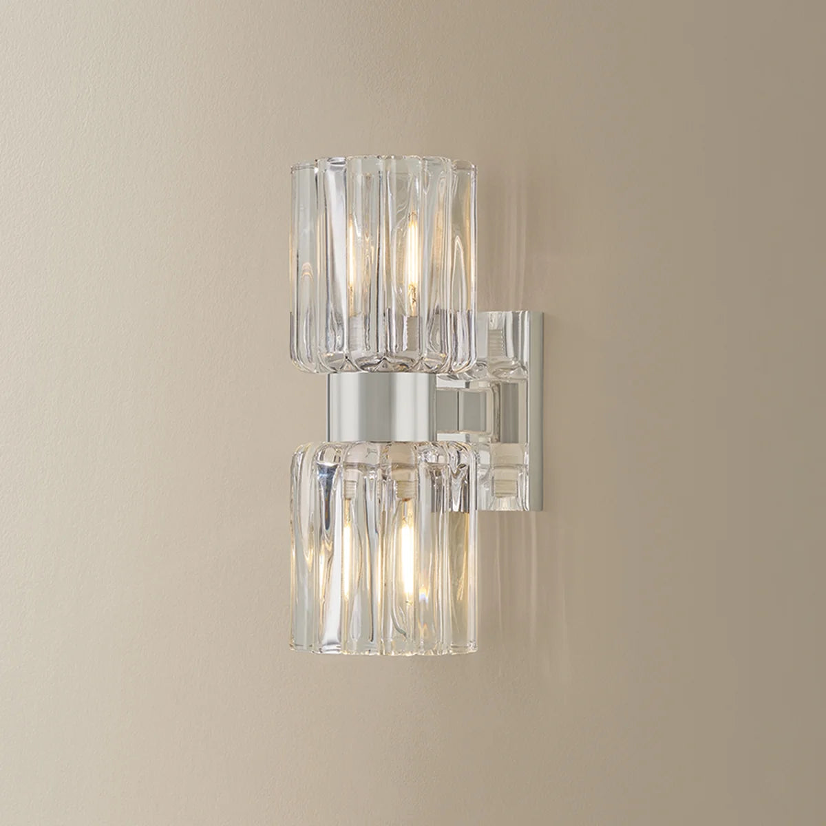 Danae 2 Light Sconce Nickel