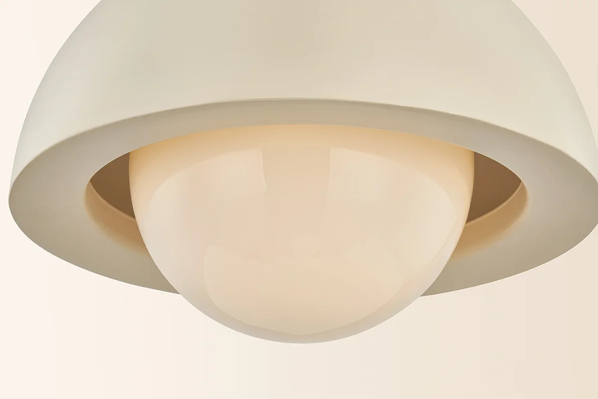 Jolene Pendant White