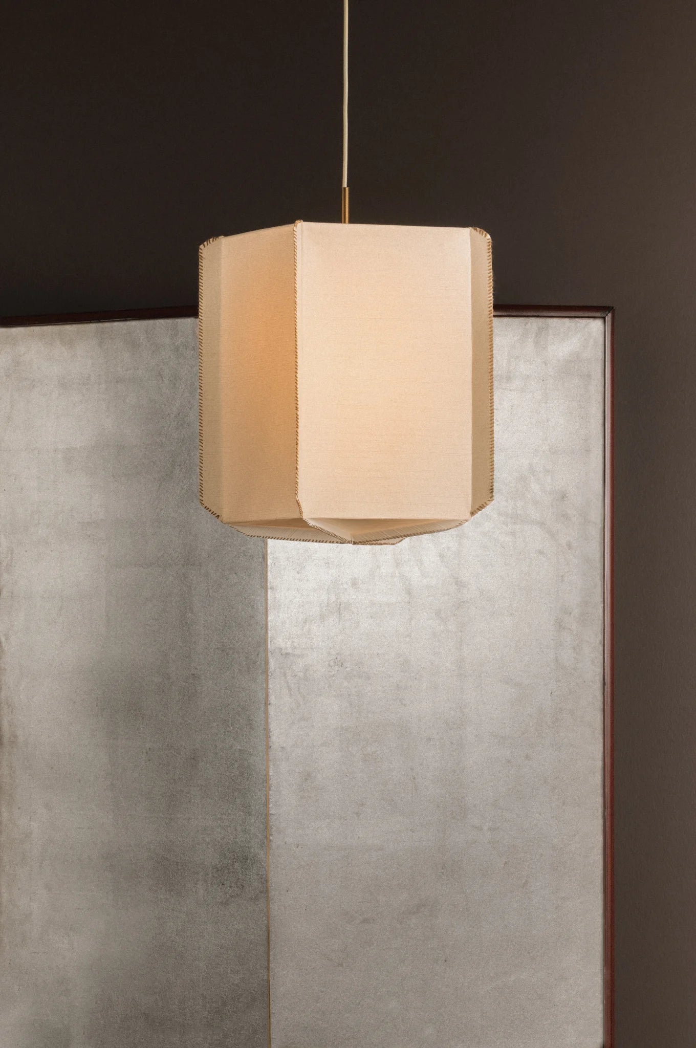 Louise Pendant Brass Small
