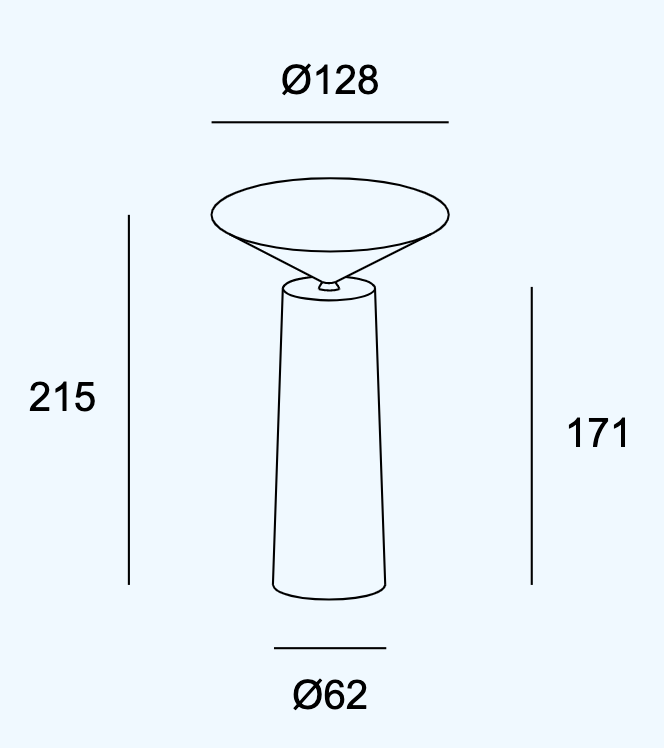 Cocktail Portátil Blanco