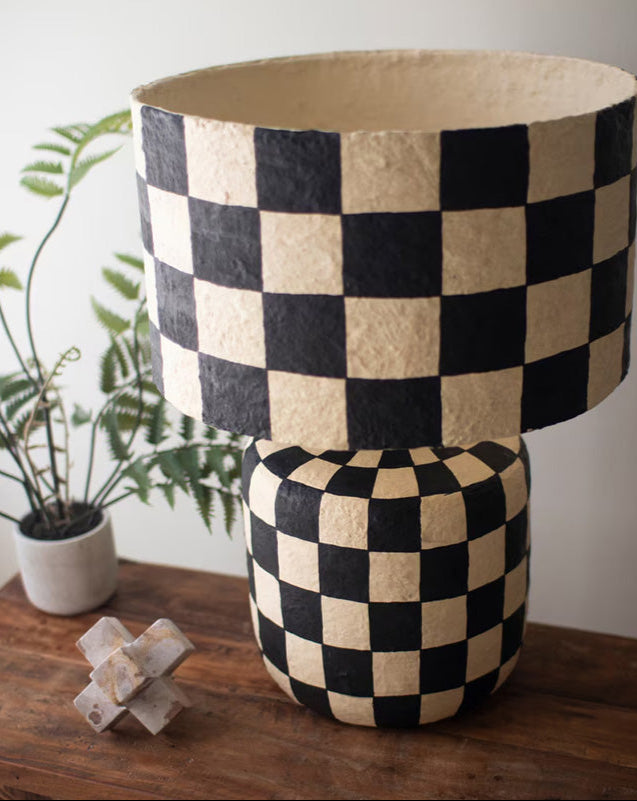 Black and White Table Lamp