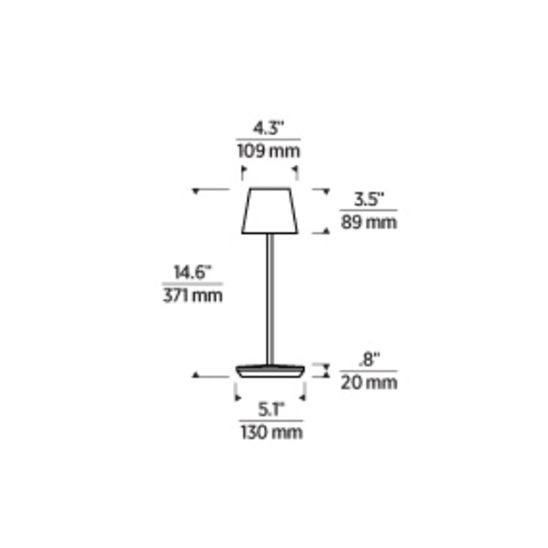 Nevis Table Lamp Negra